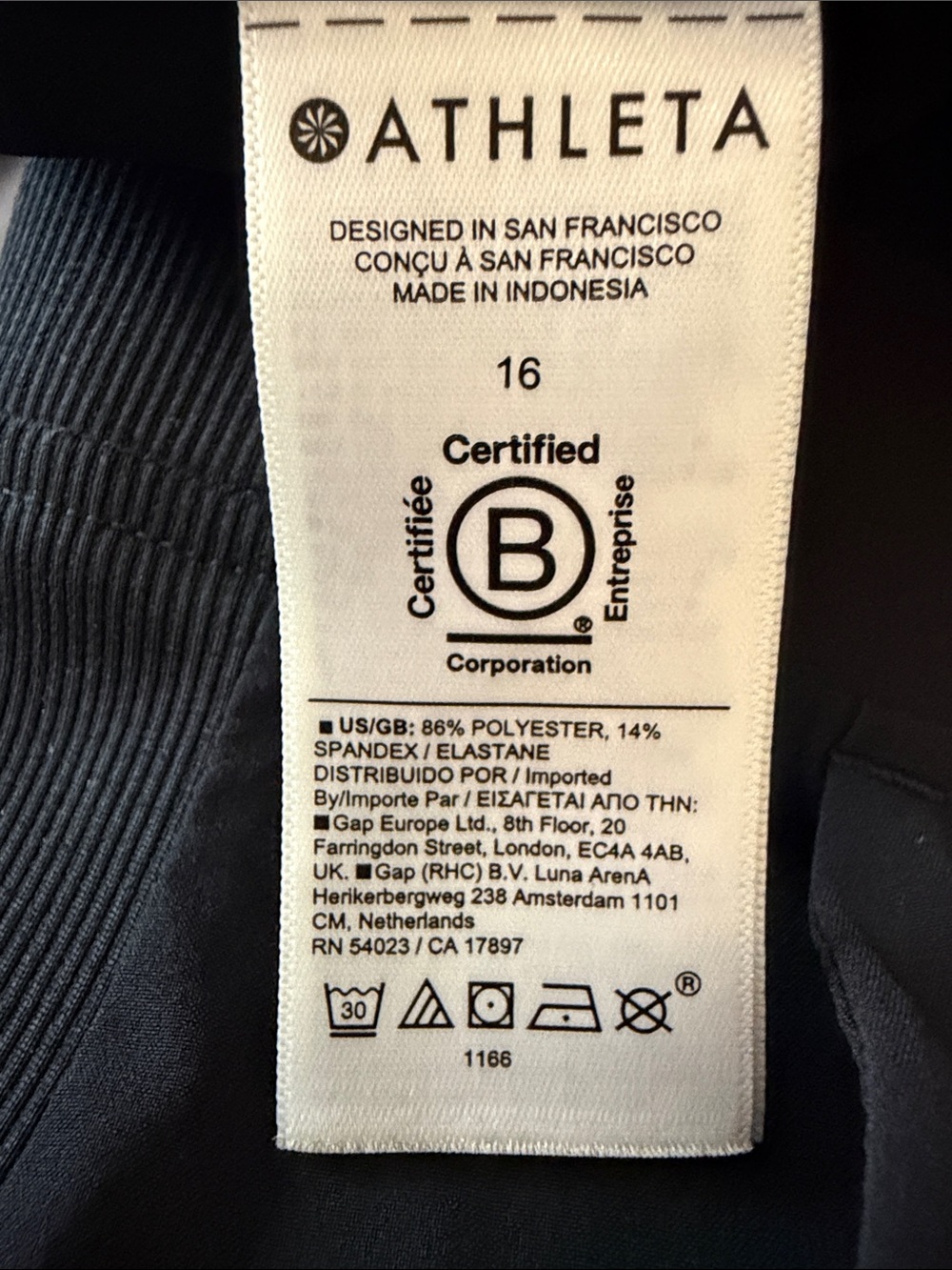 Athleta Black Brooklyn High Rise Ankle Pant Size 16 - Picture 7 of 7
